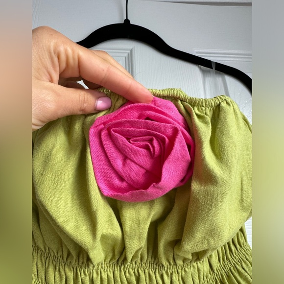 NWT Lorea Dress in Lime - Picture 6 of 8